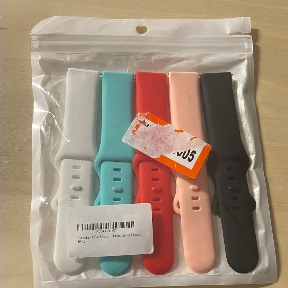 Set of 5 Colorful Watch Bands